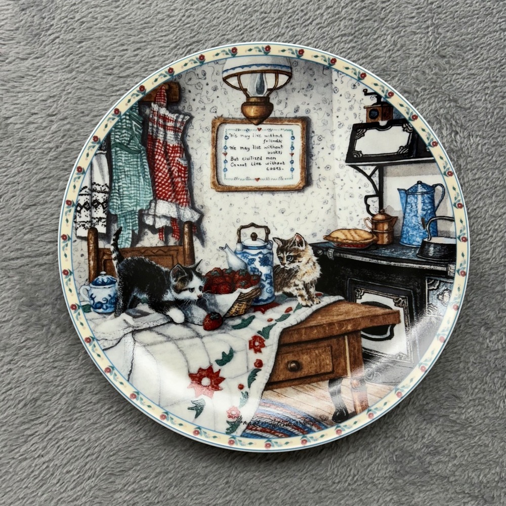 Knowles Curious Pair Hannah Hollister Ingmire Collector Plate 1992 COA 2507A